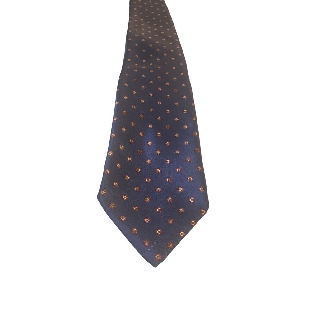 Surrey Mens Geographic‎ Blue NeckTie 100% Polyester Made in USA